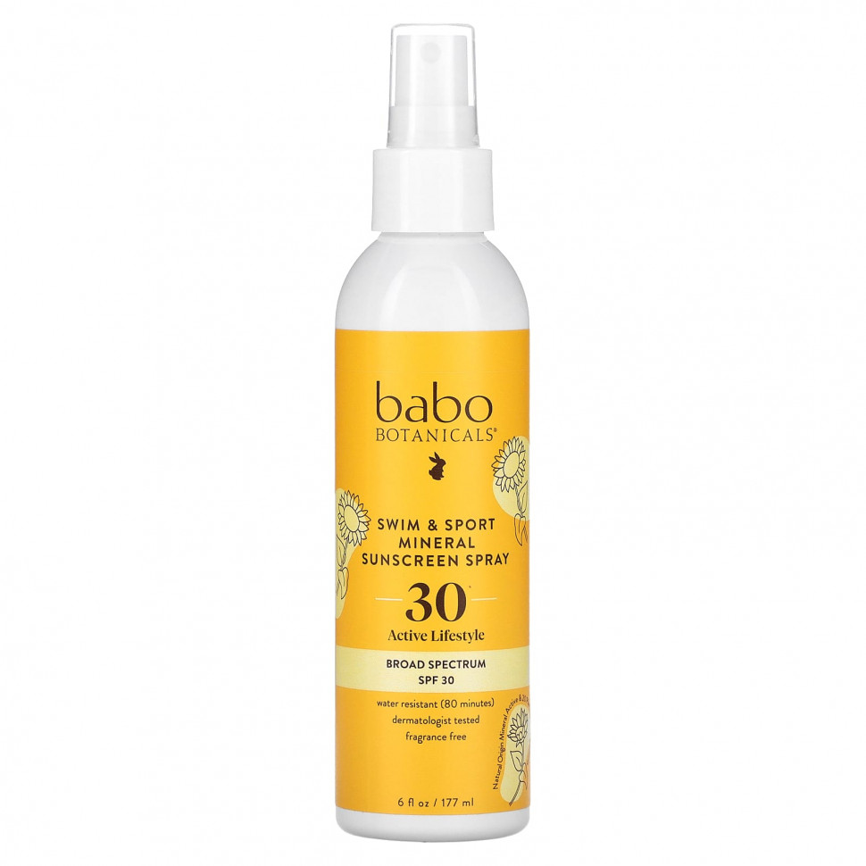 Babo Botanicals, Swim & Sport,    , SPF 30, 177  (6 . )    , -, 