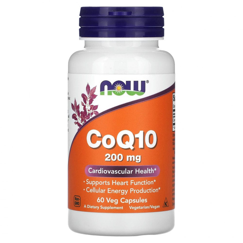 NOW Foods, Q10, 200 , 60      , -, 