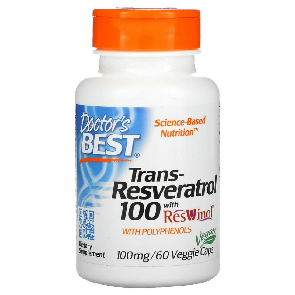 Doctor's Best, - 100  ResVinol, 100 , 60      , -, 