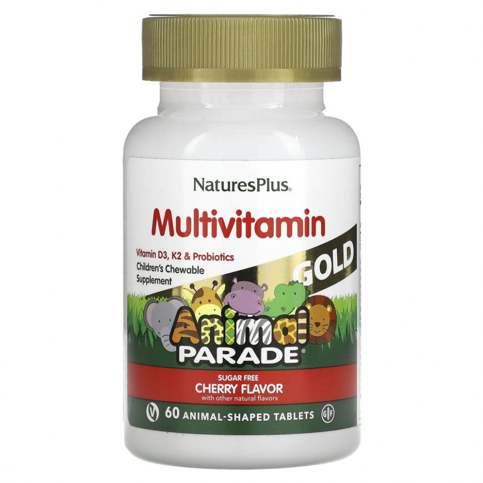 NaturesPlus, Source of Life, Animal Parade Gold,      ,   , 60        , -, 