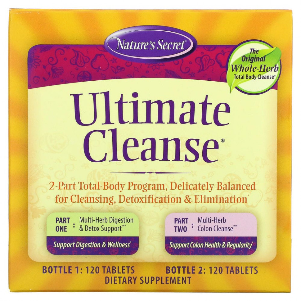 Nature's Secret, Ultimate Cleanse,   2     , 2   120       , -, 