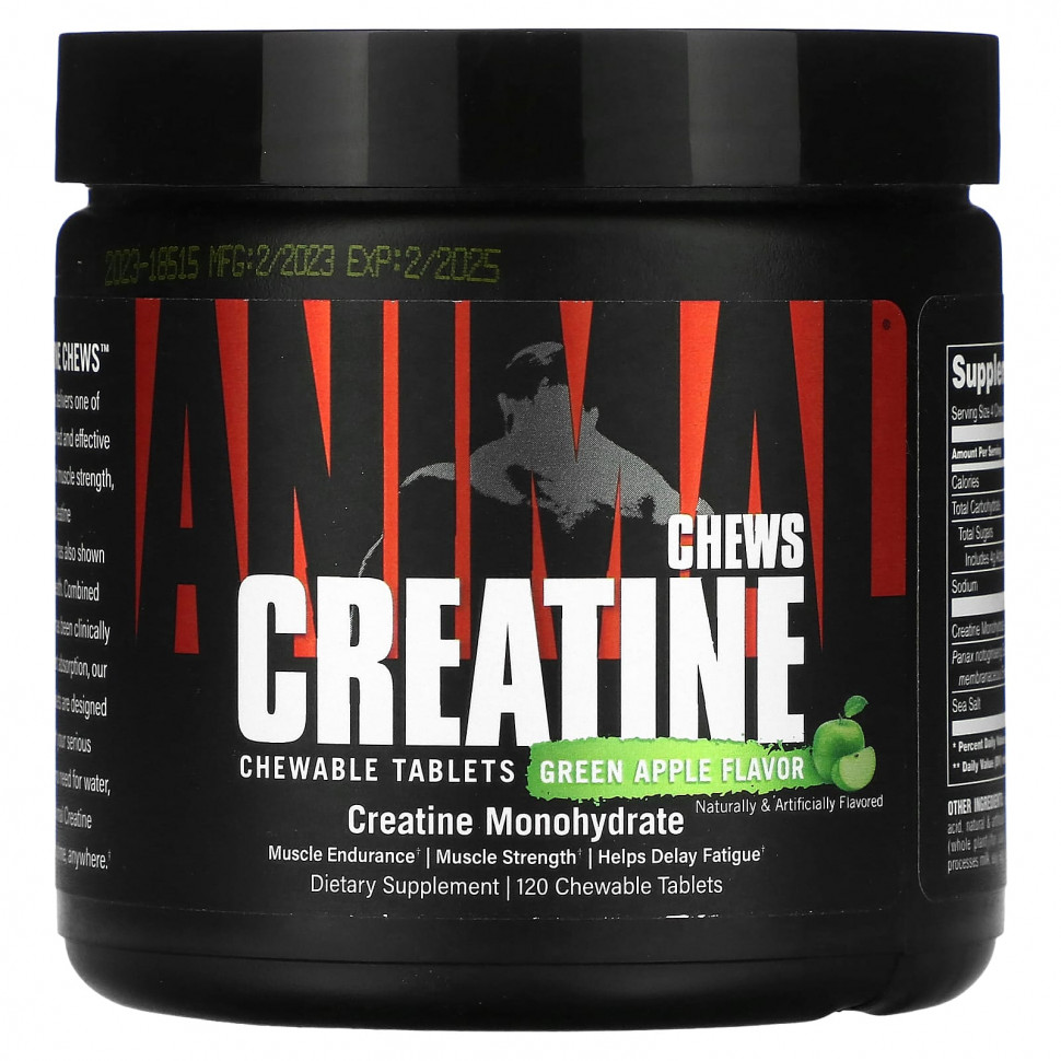 Animal, Creatine Chews,  , 120      , -, 