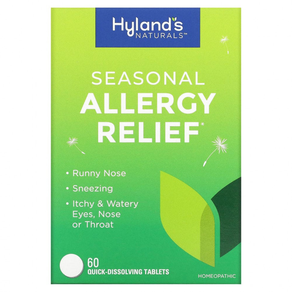 Hyland's, Seasonal Allergy Relief, 60      , -, 