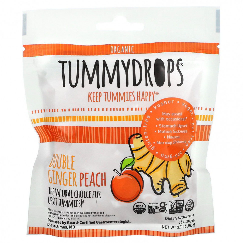 Tummydrops, Organic,    , 33 , 105  (3,7 )    , -, 