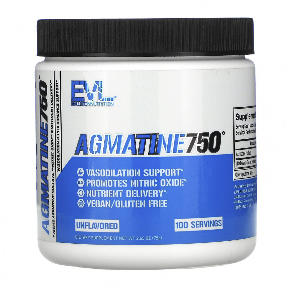 EVLution Nutrition, Agmatine750,  , 75  (2,65 )    , -, 