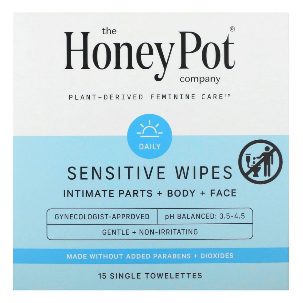 The Honey Pot Company,  Sensitive, 15      , -, 