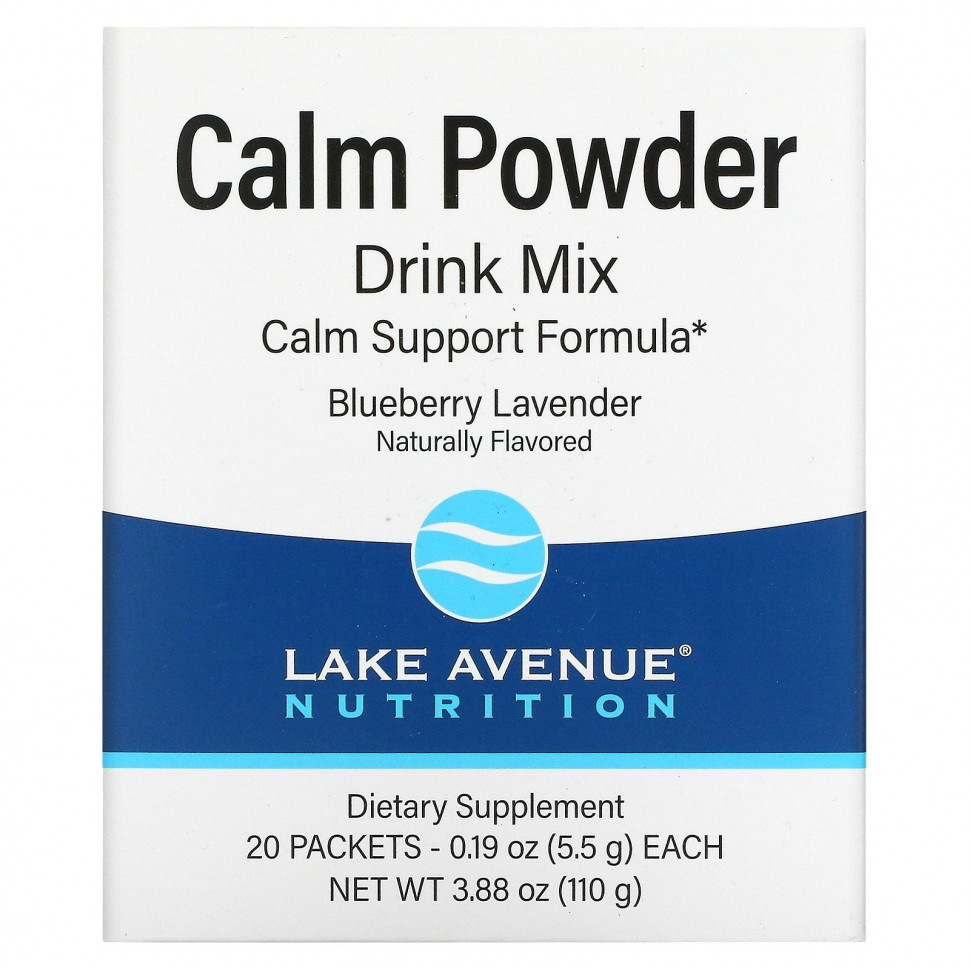 Lake Avenue Nutrition, Calm,     ,   , 20   5,5  (0,19 )    , -, 