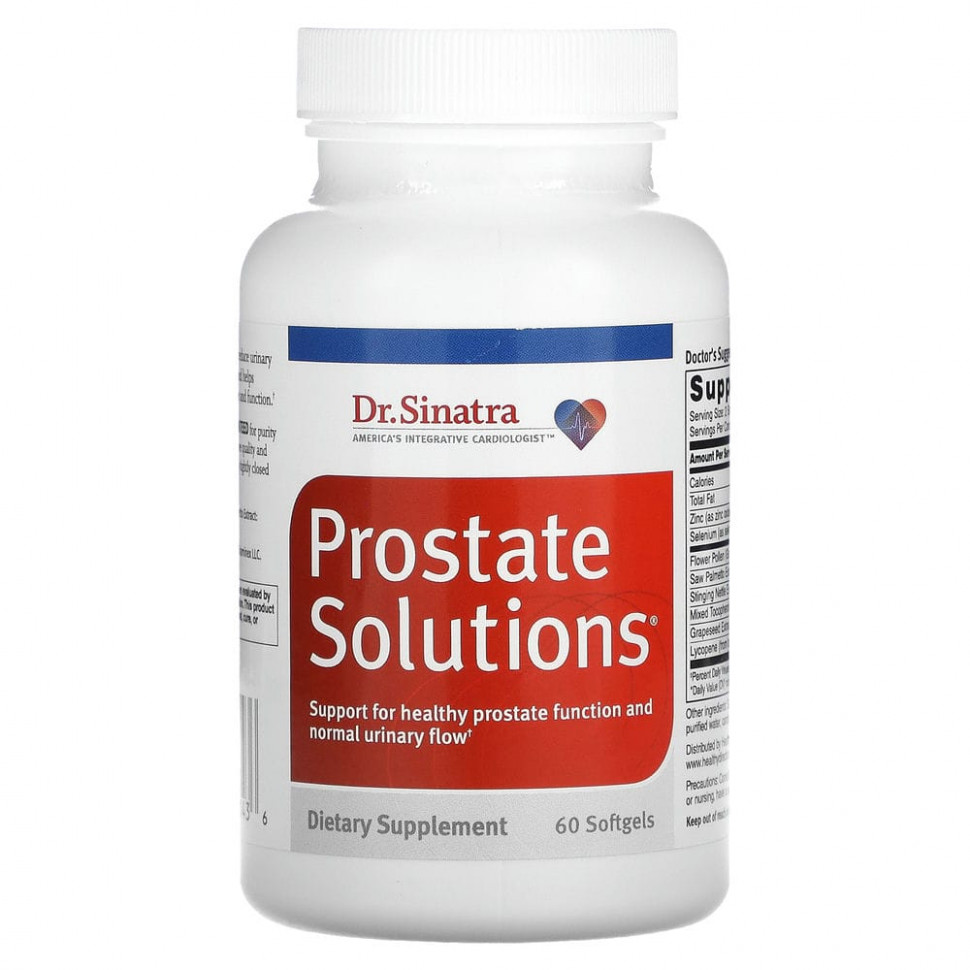 Dr. Sinatra, Prostate Solutions, 60      , -, 