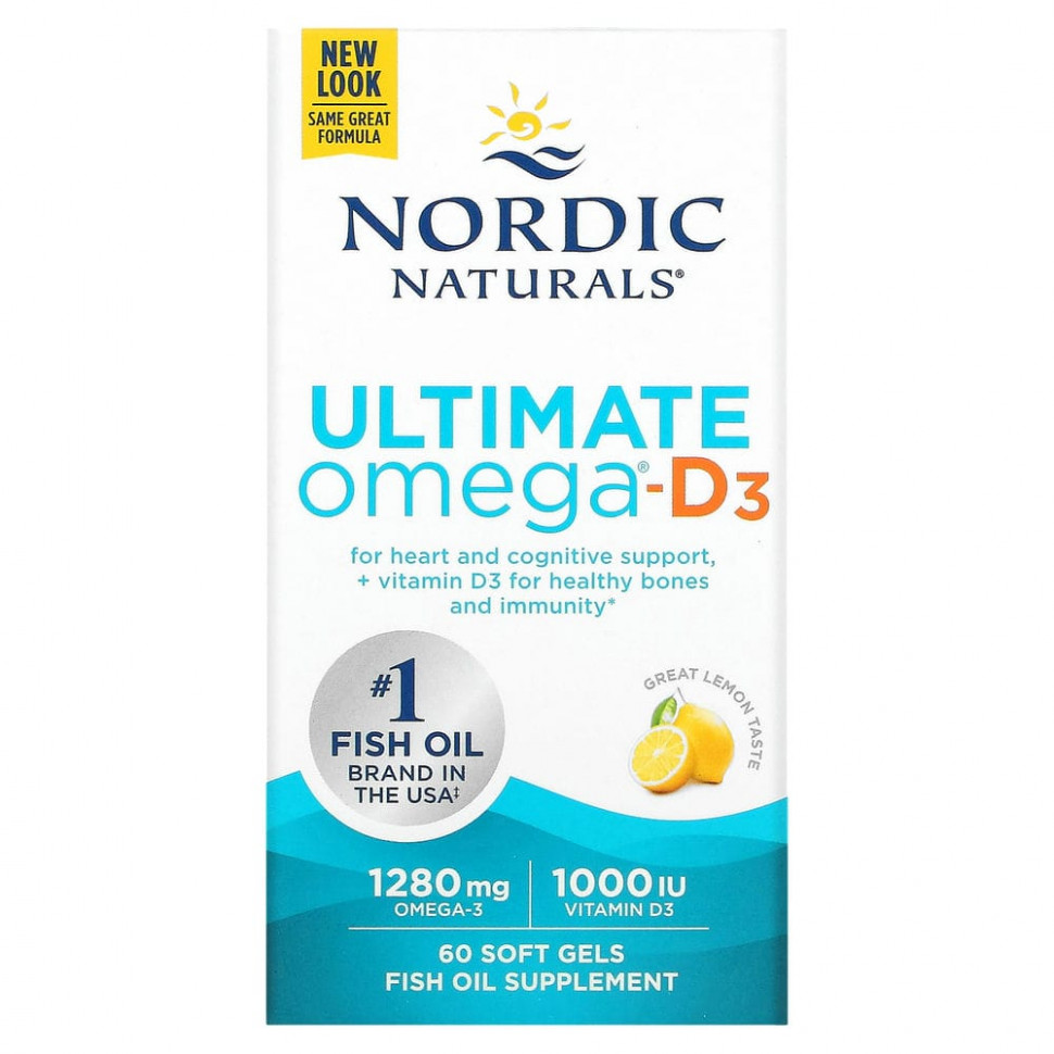 Nordic Naturals, -D3 Ultimate, , 1000 , 60      , -, 