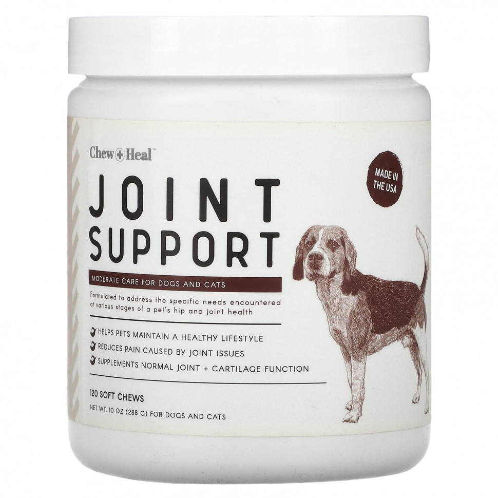  Chew + Heal, Joint Support,    , 120  , 288  (10 )  Iherb ()