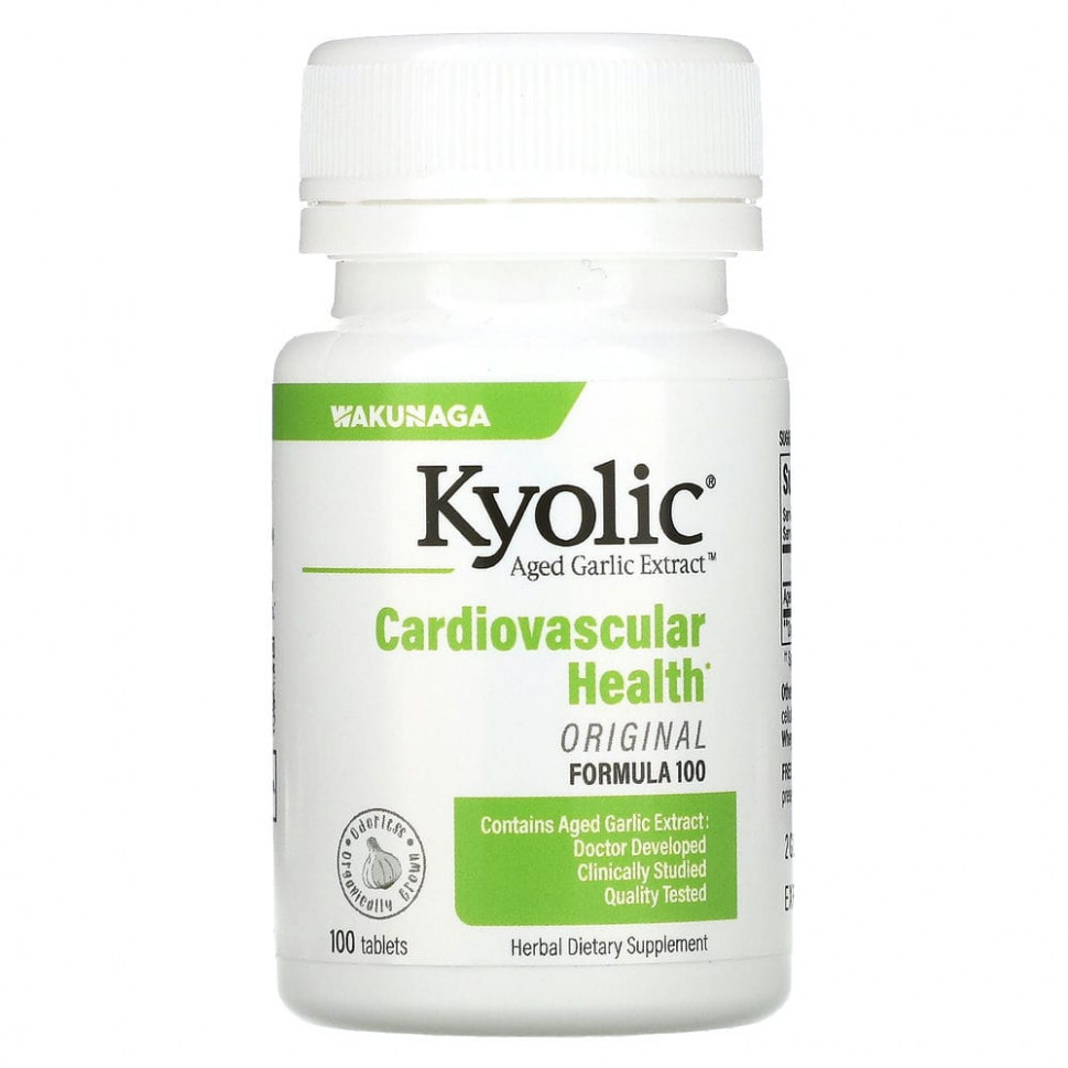  Kyolic, Aged Garlic Extract, Formula 100, 100 Tablets  Iherb ()