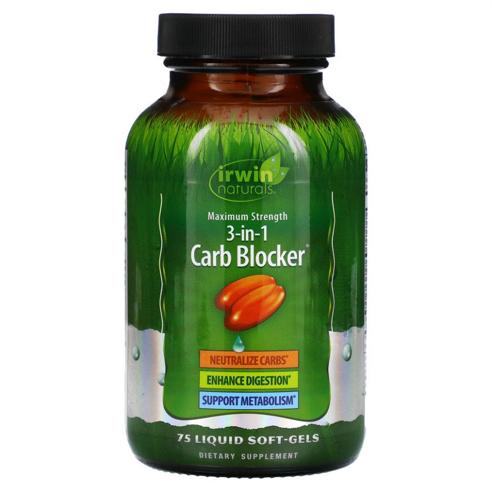 Irwin Naturals, Carb Blocker,   3--1,  , 75       , -, 