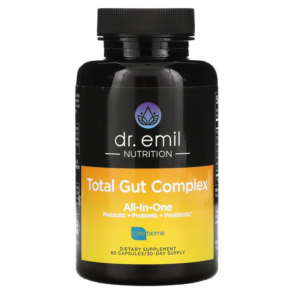 Dr Emil Nutrition, Total Gut Complex, 60     , -, 