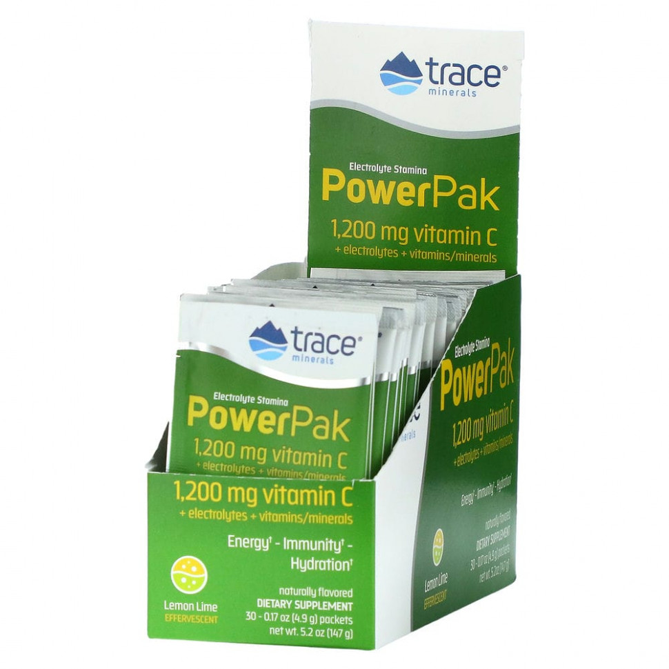 Trace Minerals , Electrolyte Stamina PowerPak,  , 30   0,17  (4,9 )     , -, 