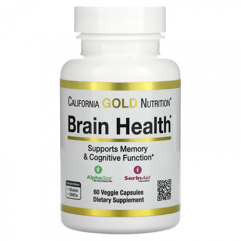 California Gold Nutrition, Brain Health, 60      , -, 