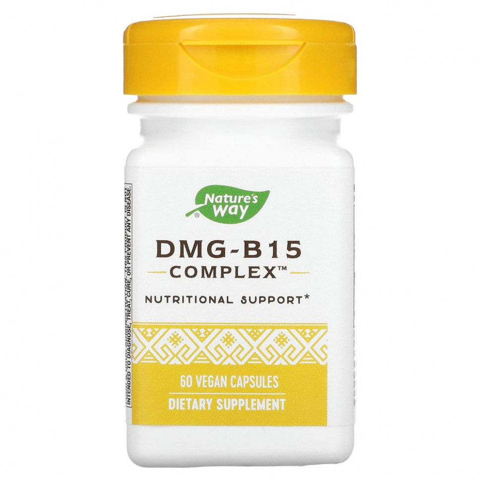 ���������� Nature's Way, DMG-B15 Complex, 60 ��������� ������  Iherb (������)