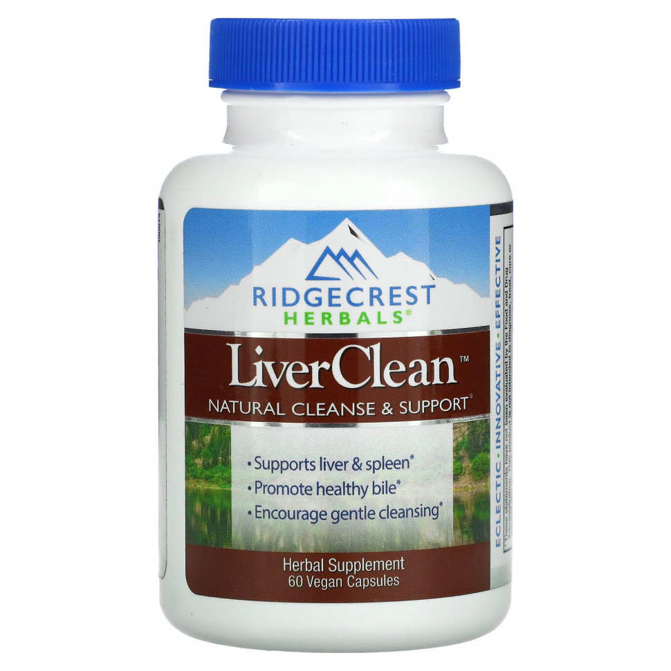 RidgeCrest Herbals, LiverClean,   , 60      , -, 