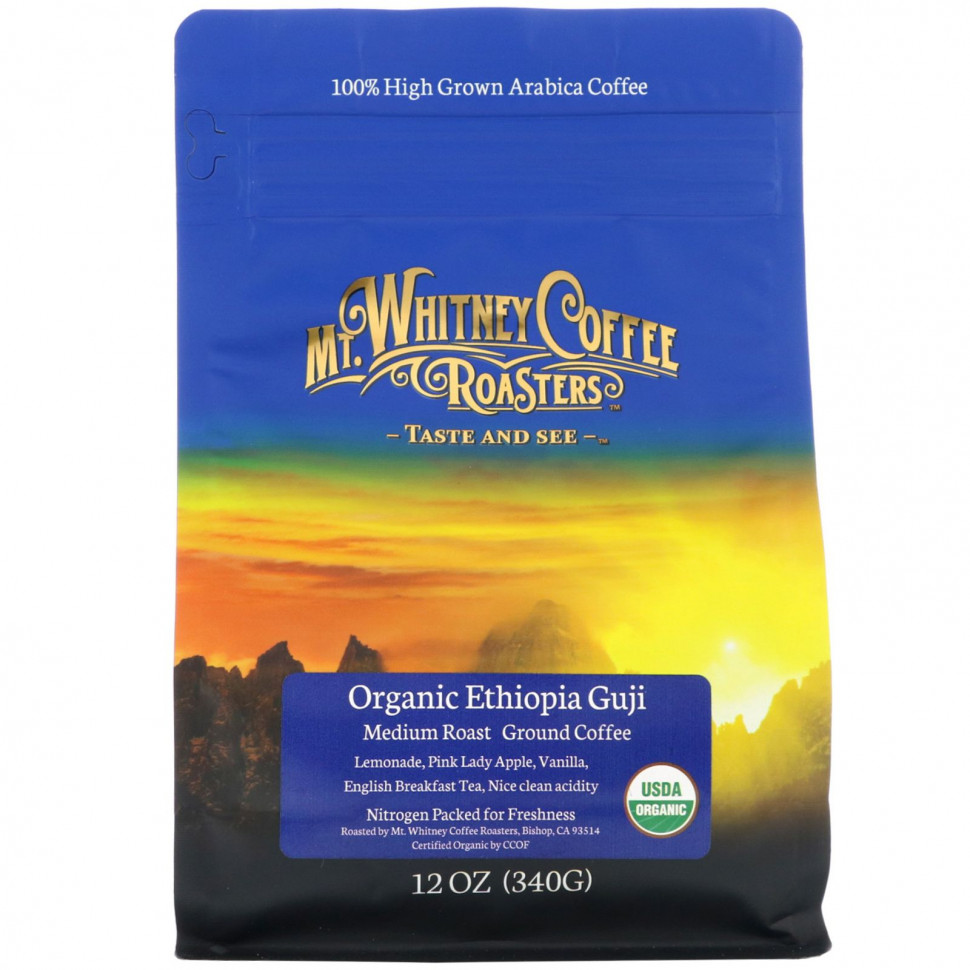 Mt. Whitney Coffee Roasters, Organic Ethiopia Guji,  ,  , 340  (12 )    , -, 