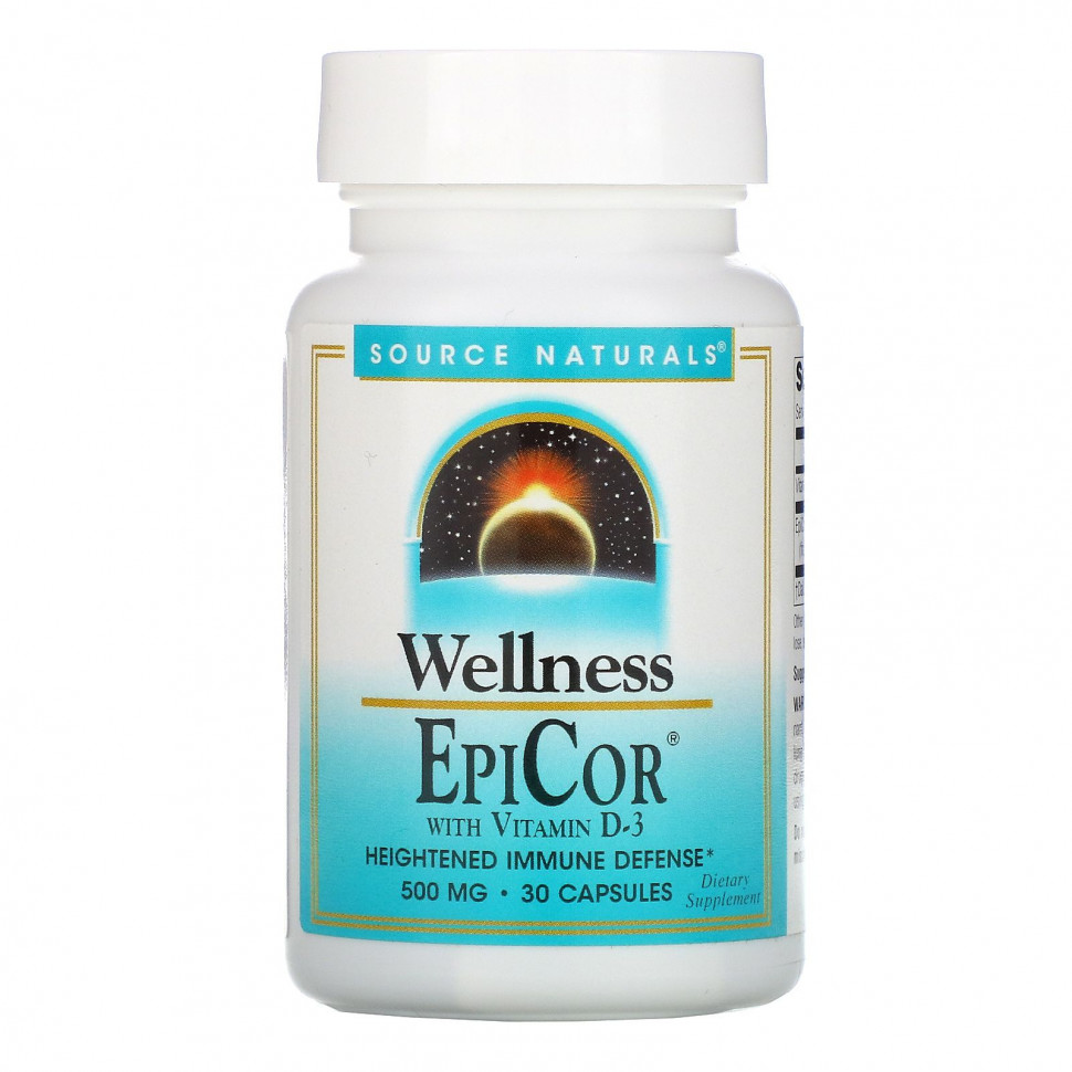 Source Naturals, Wellness, EpiCor   D-3, 500 , 30     , -, 