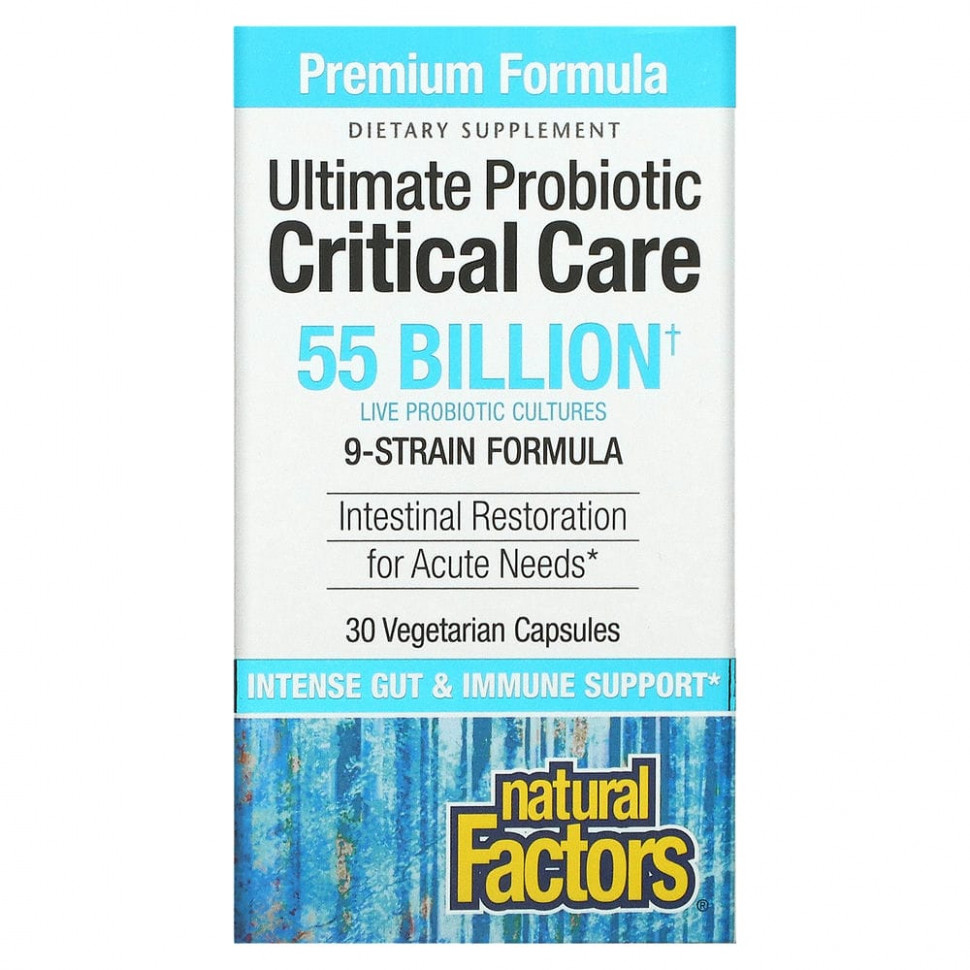  Natural Factors, Ultimate Probiotic Critical Care, 55  , 30    Iherb ()