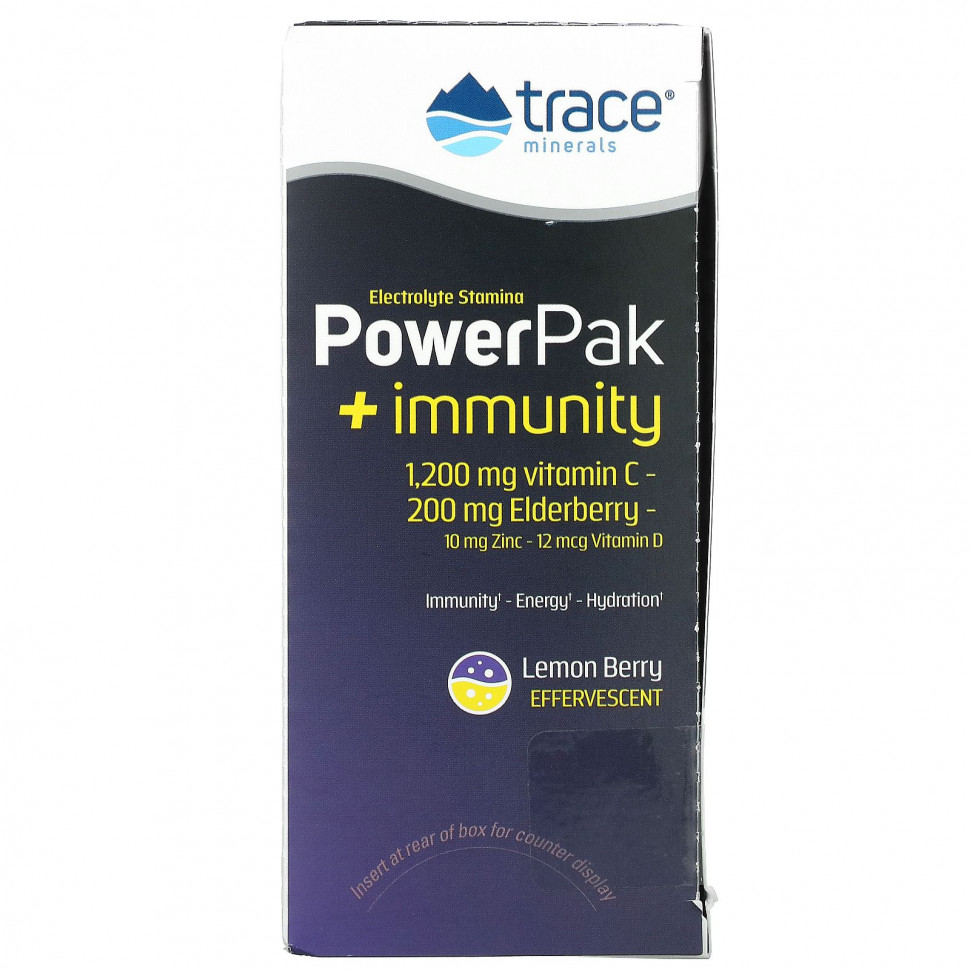 Trace Minerals , PowerPak + Immunity,   , 30   5,3  (0,19 )    , -, 