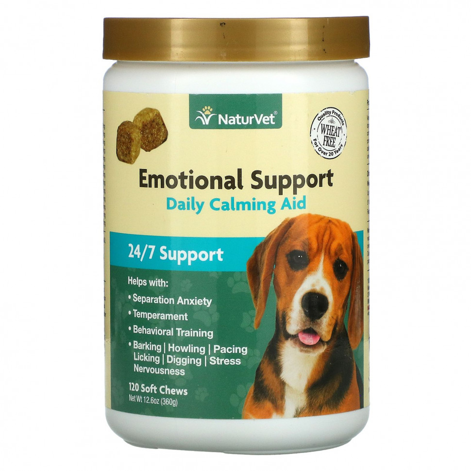  NaturVet, Emotional Support,   , 120  , 360  (12,6 )  Iherb ()