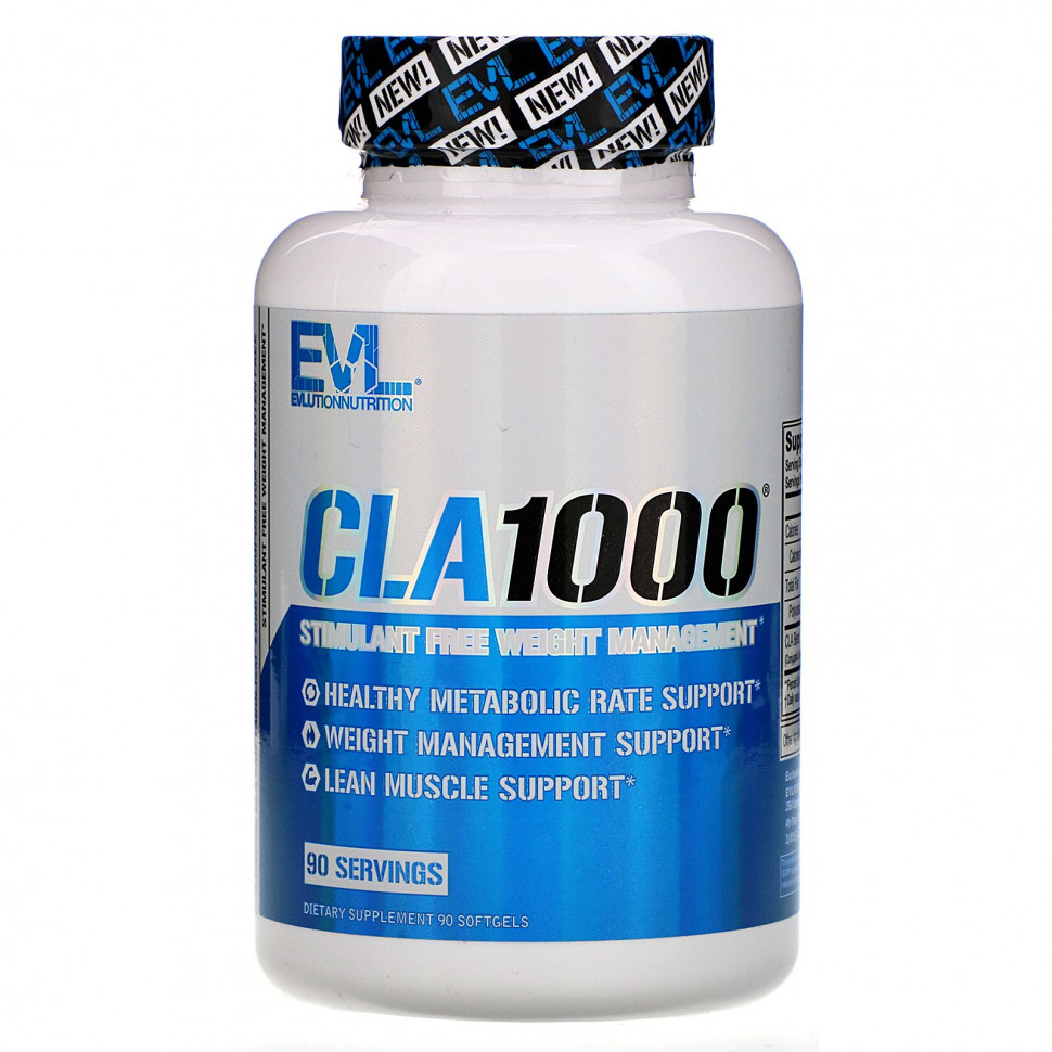 EVLution Nutrition, CLA1000,      , 90     , -, 