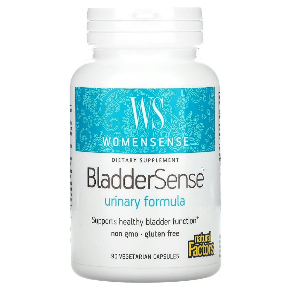 Natural Factors, Womensense, BladderSense, 90      , -, 