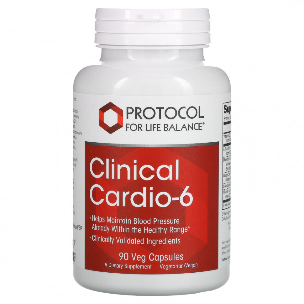  Protocol for Life Balance, Clinical Cardio-6, 90    Iherb ()