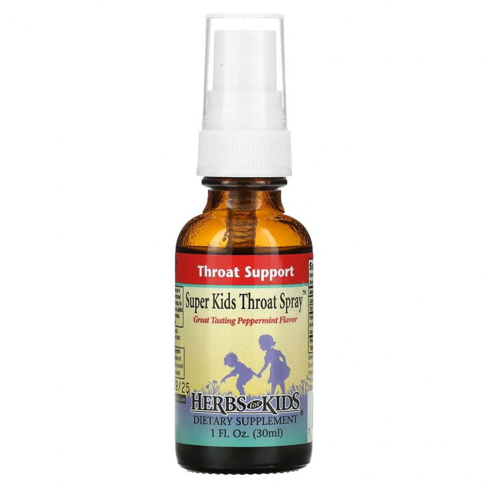 Herbs for Kids,     Super Kids Throat Spray    , 30  (1  )    , -, 