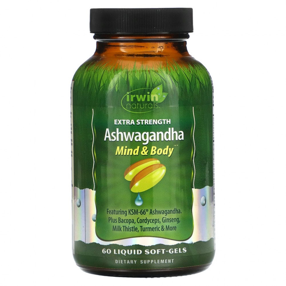 Irwin Naturals, Ashwagandha,    , 60      , -, 