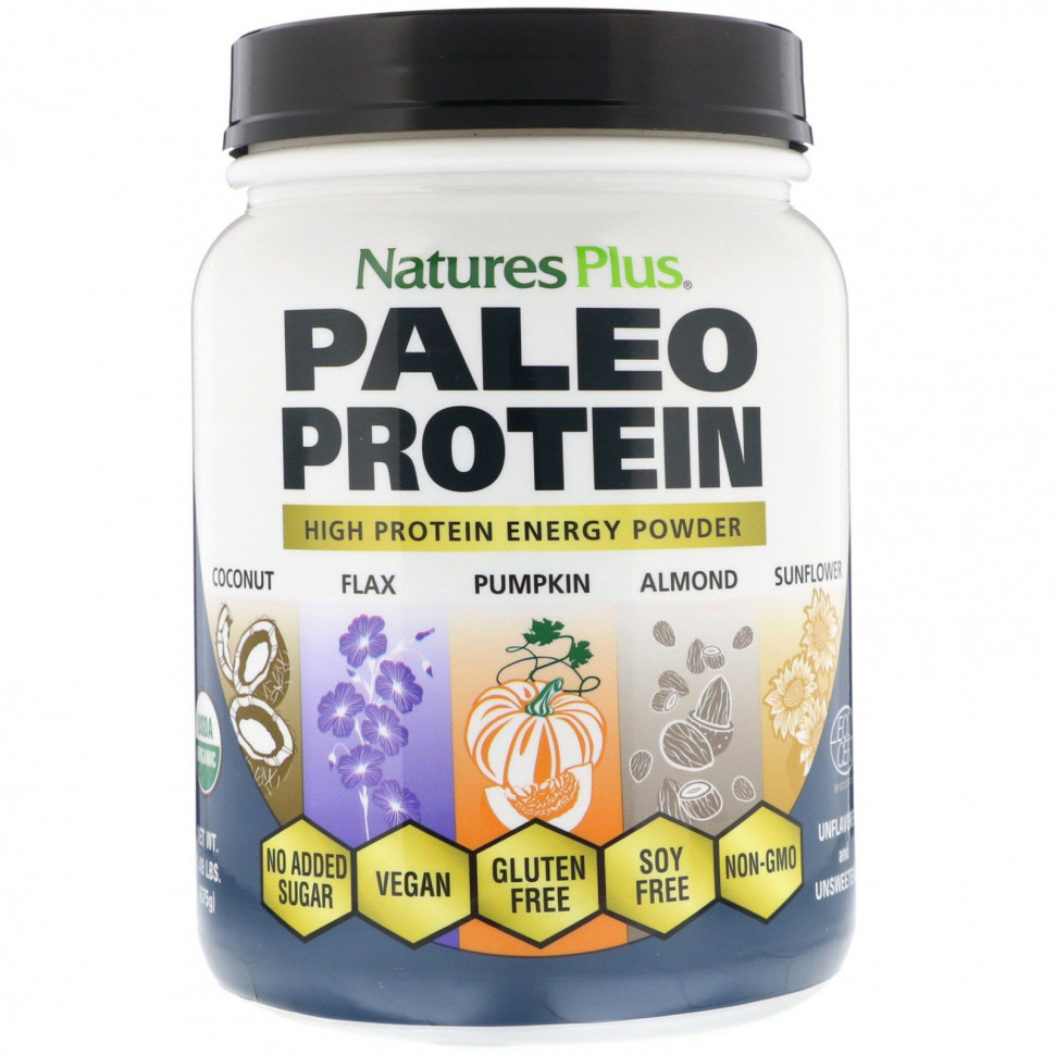  NaturesPlus, Paleo Protein Powder,  ,    , 675  (1,49 )  Iherb ()