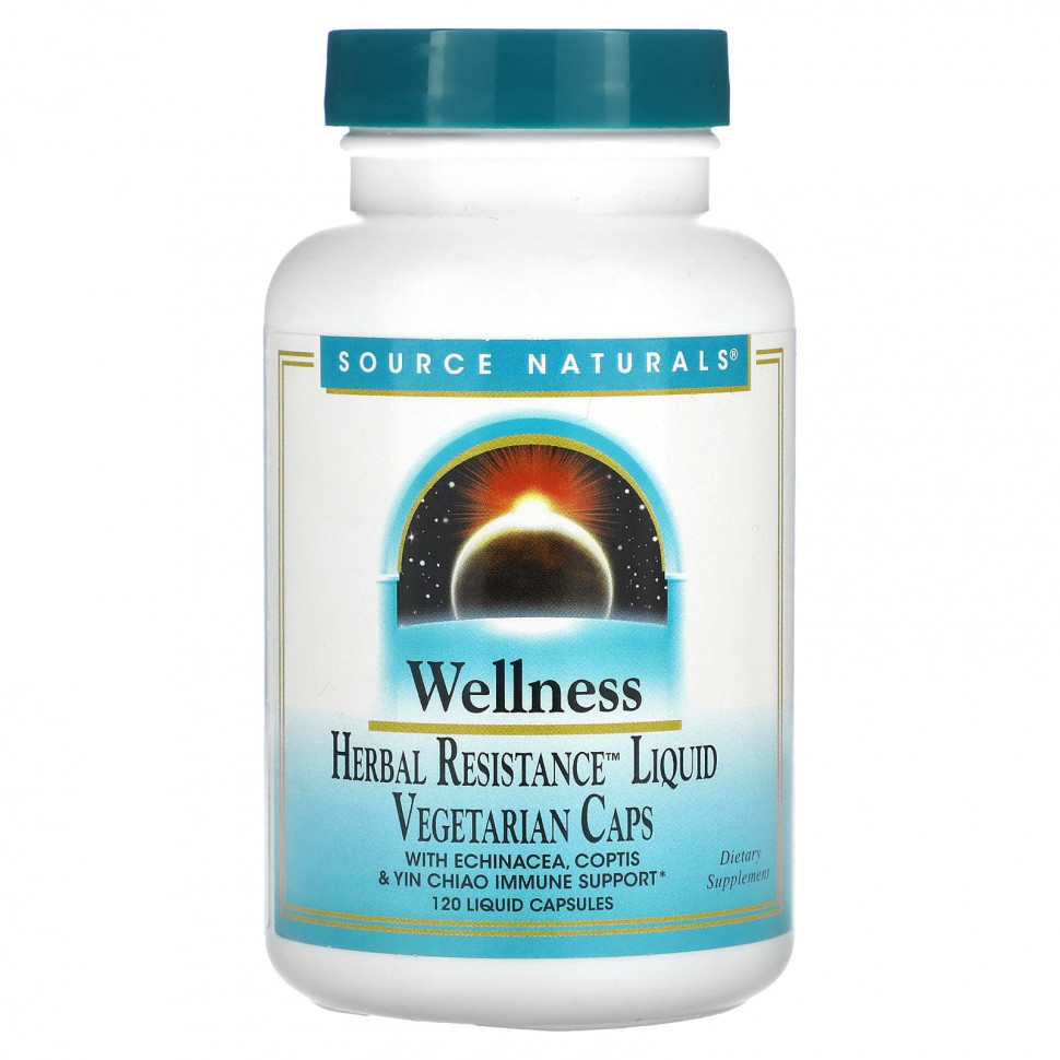 Source Naturals, Wellness Herbal Resistance Liquid, 120      , -, 