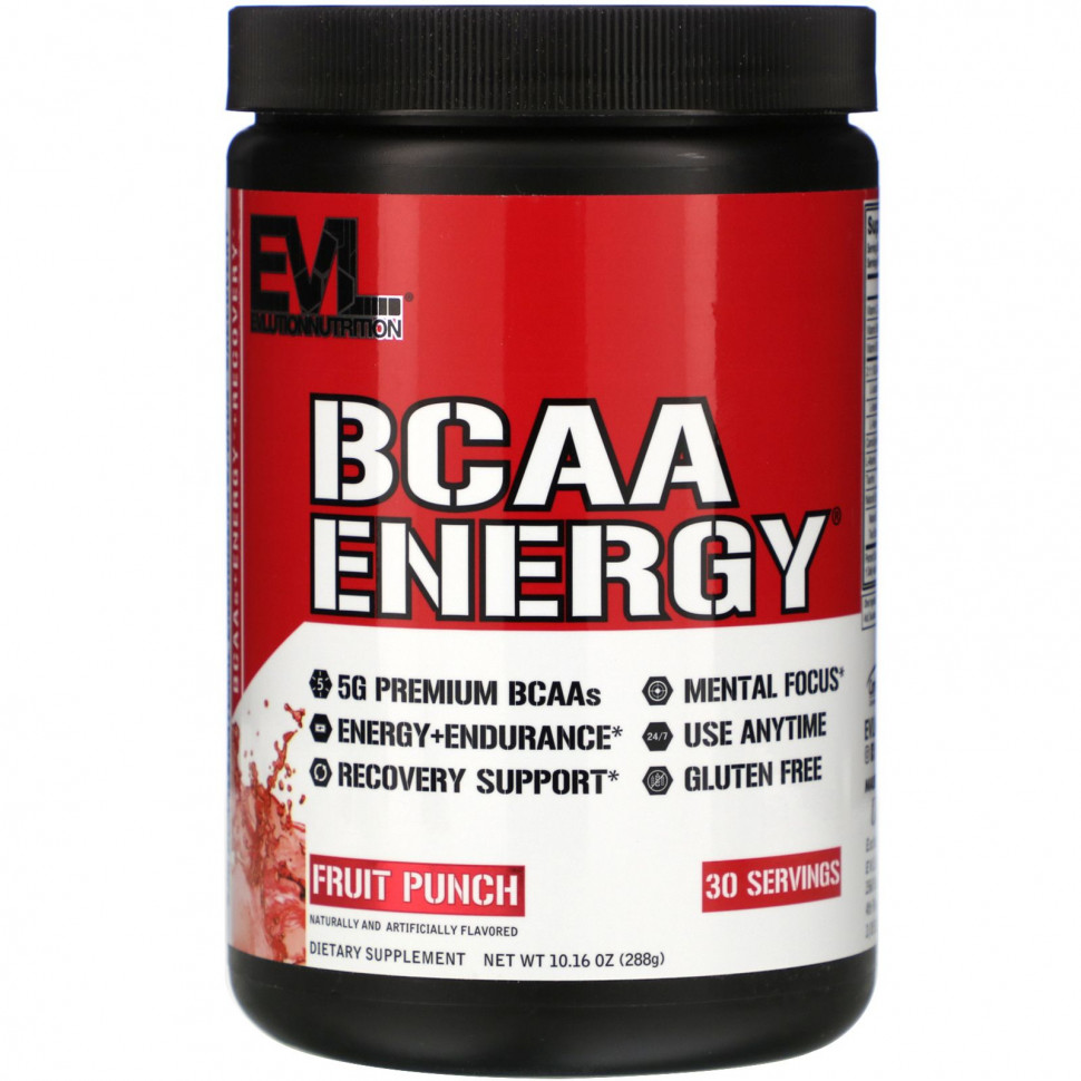 EVLution Nutrition, BCAA Energy,     ,  , 288  (10,16 )    , -, 