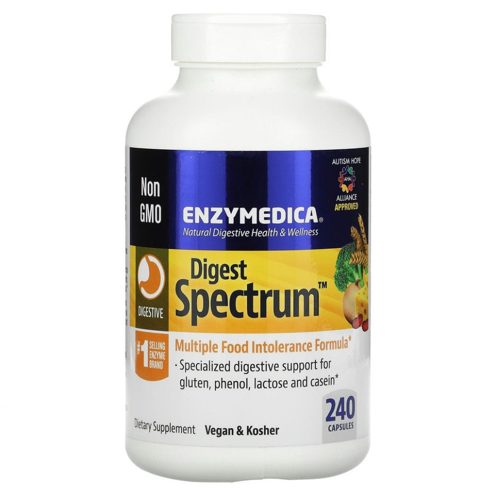 Enzymedica, Digest Spectrum, 240     , -, 