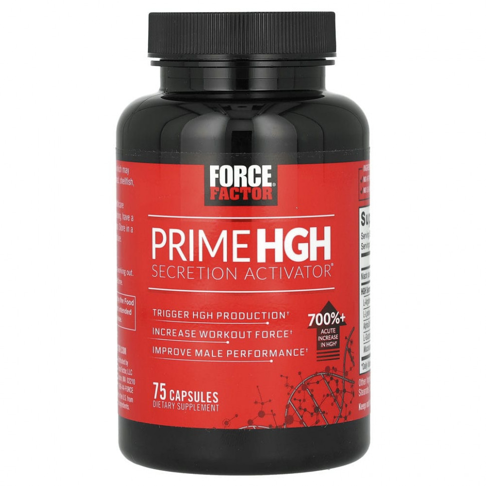 Force Factor, Prime HGH Secretion Activator, 75     , -, 