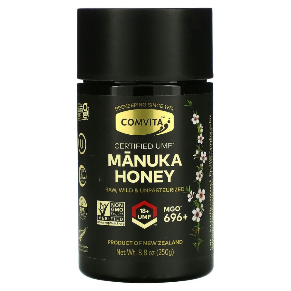 Comvita, Manuka Honey, Certified UMF 18+, MGO 696+, 250  (8,8 )    , -, 