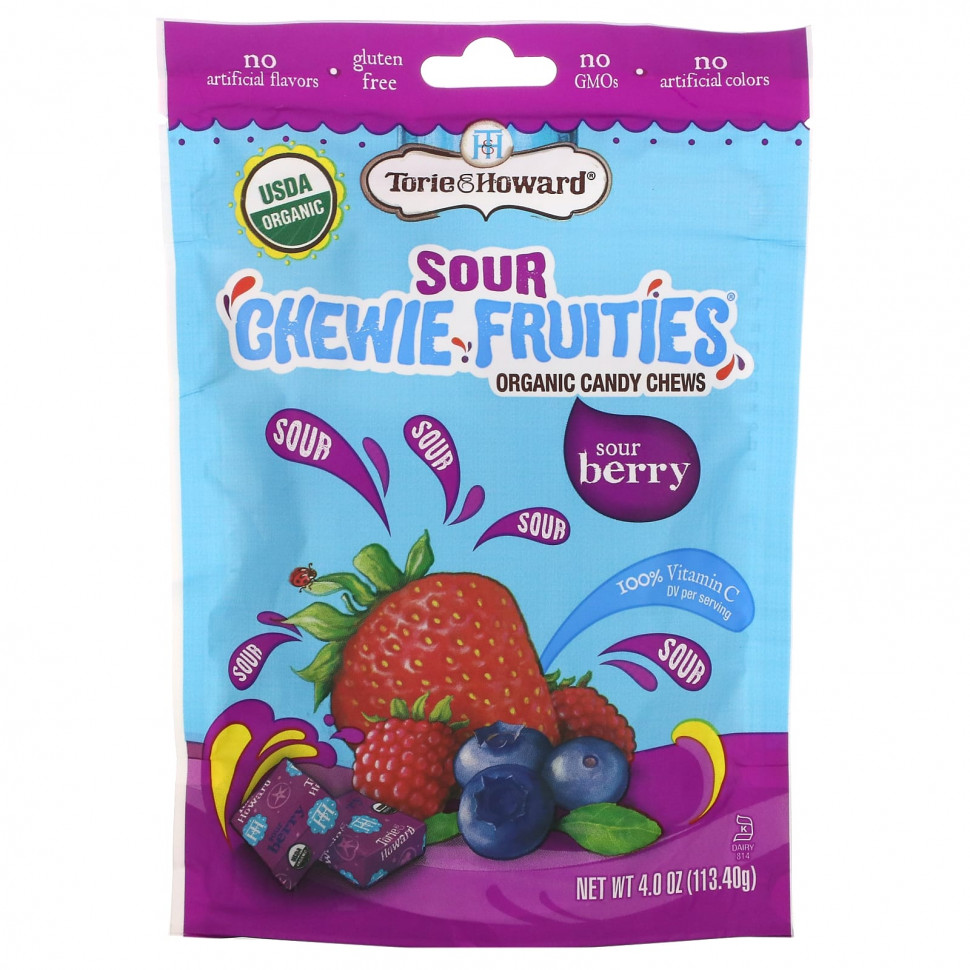 Torie & Howard, Sour Chewie Fruities,   ,  , 113,40  (4 )    , -, 