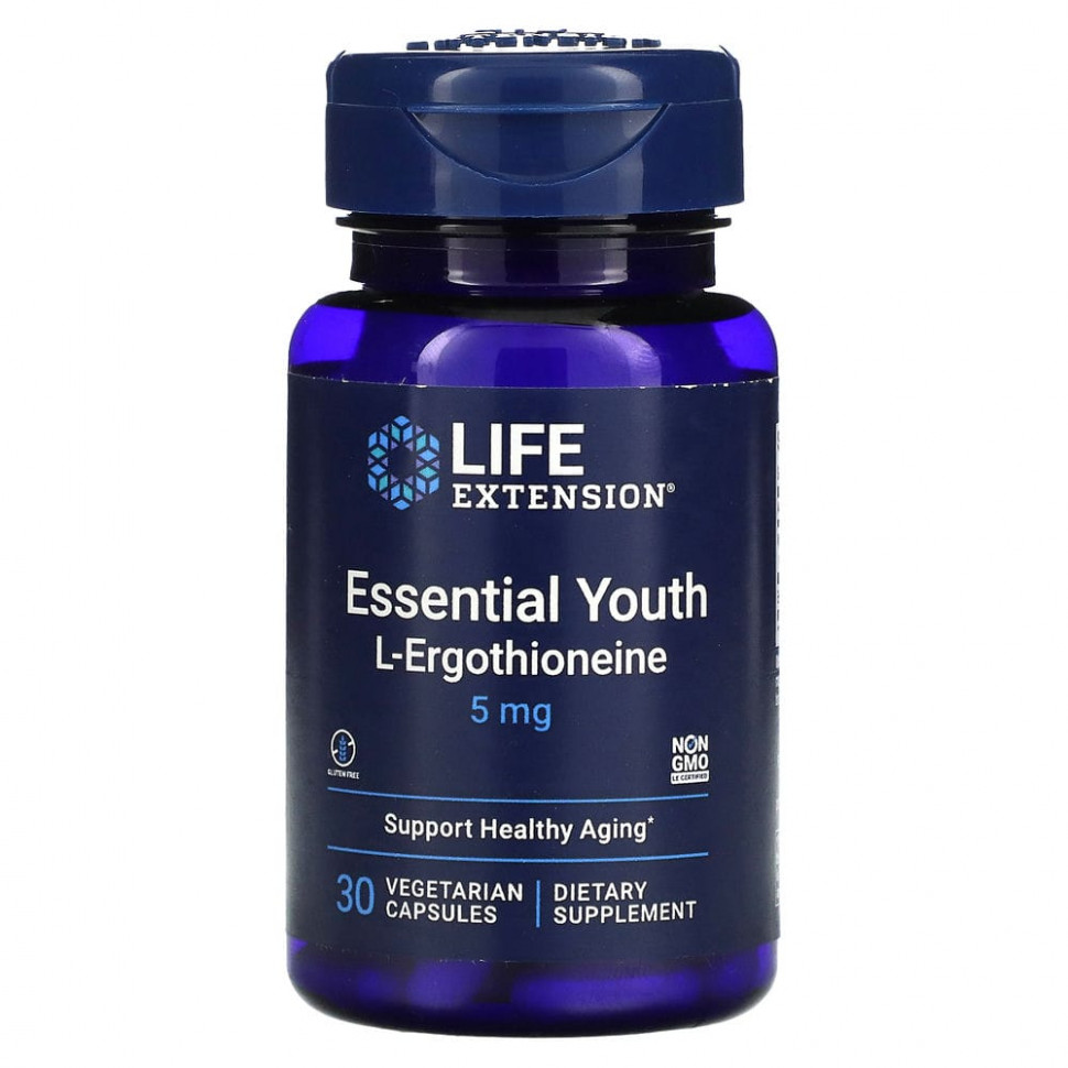 ���������� Life Extension, Essential Youth L-�����������, 5 ��, 30 �������������� ������  Iherb (������)