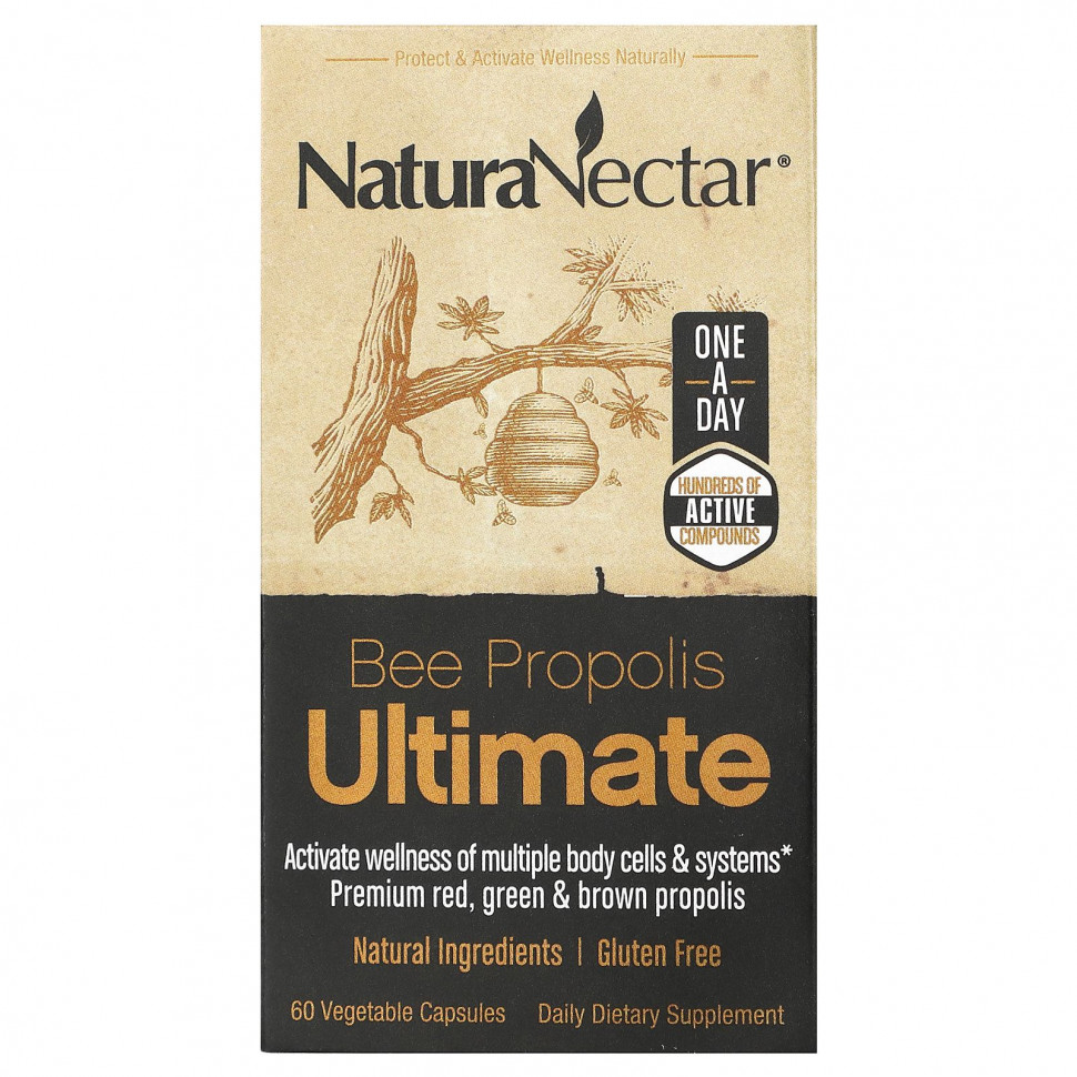 NaturaNectar, Bee Propolis Ultimate, 60      , -, 