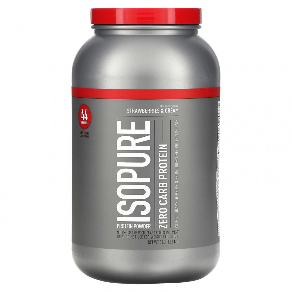 Isopure, Zero Carb,  ,   , 1,36  (3 )    , -, 