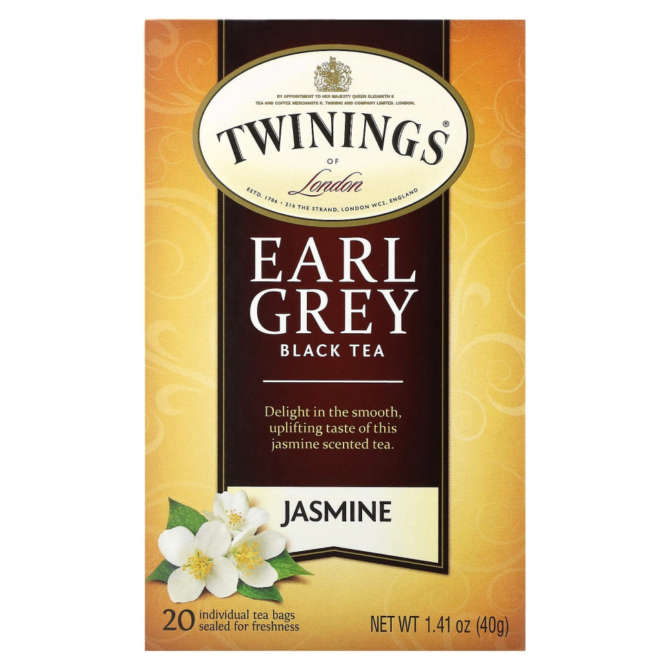 Twinings, Black Tea, Earl Grey, , 20   , 40  (1,41 )    , -, 