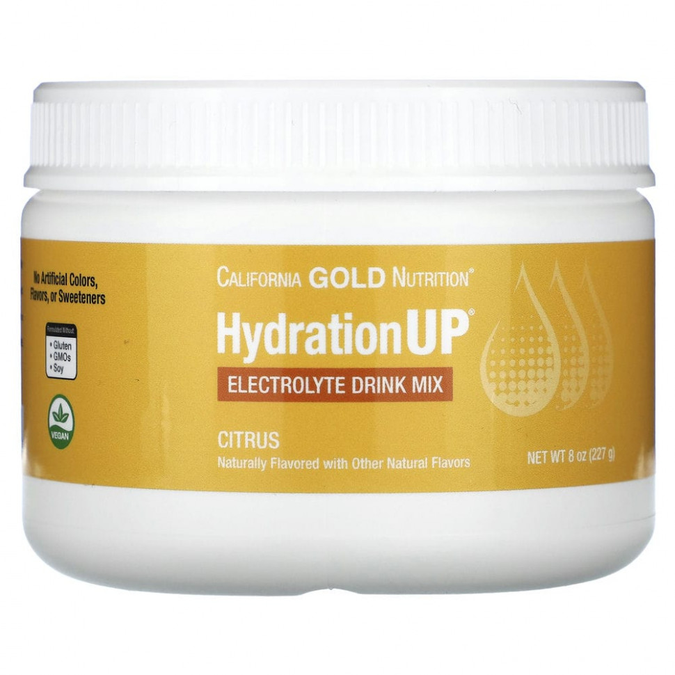 ���������� California Gold Nutrition, HydrationUP, ������� ��� ������������� ������������������ �������, �� ������ �������, 227 � (8 �����)  Iherb (������)