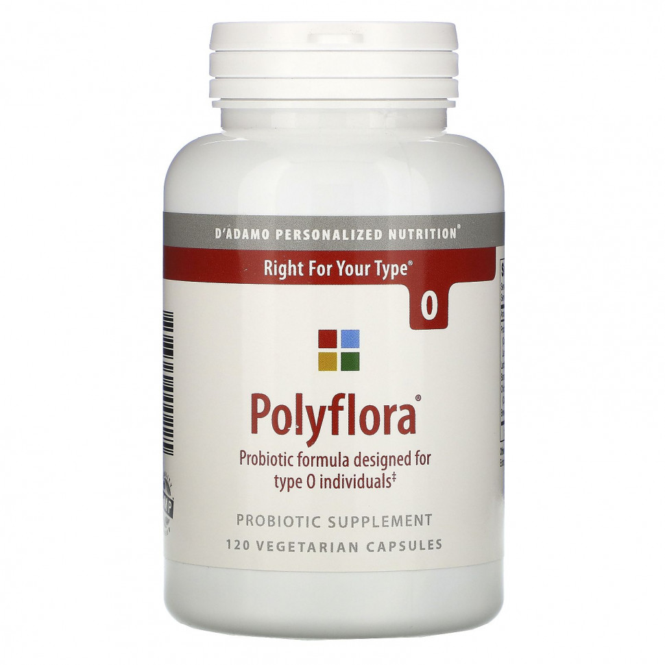  D'adamo, Polyflora,  ,     O, 120    Iherb ()