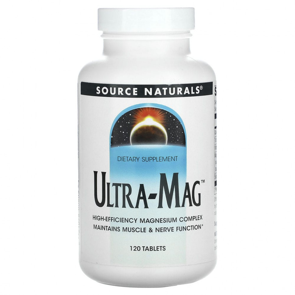 Source Naturals, Ultra-Mag, 120     , -, 