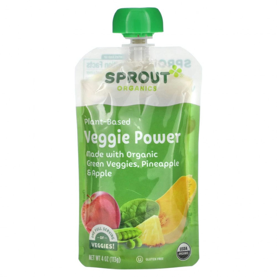  Sprout Organic, Veggie Power,      , 113  (4 )  Iherb ()