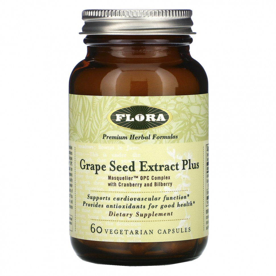 ���������� Flora, �������� �������� ��������� ����, 60 �������������� ������  Iherb (������)