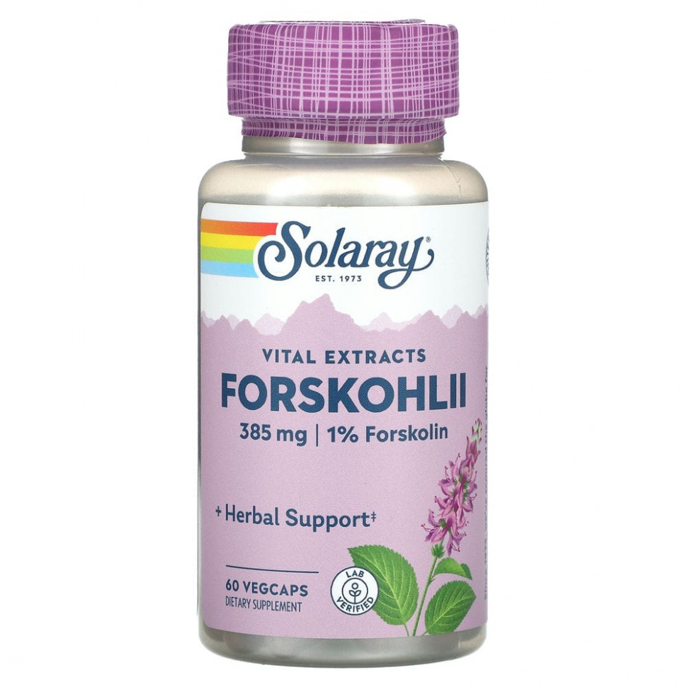 Solaray, Vital Extracts, Forskohlii, 385 , 60      , -, 