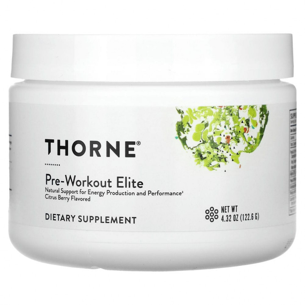 Thorne, Pre-Workout Elite, , 122,6  (4,32 )    , -, 
