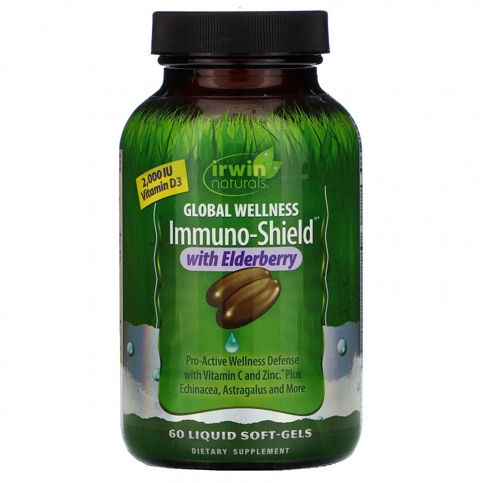 Irwin Naturals, Global Wellness Immuno-Shield  , 60         , -, 